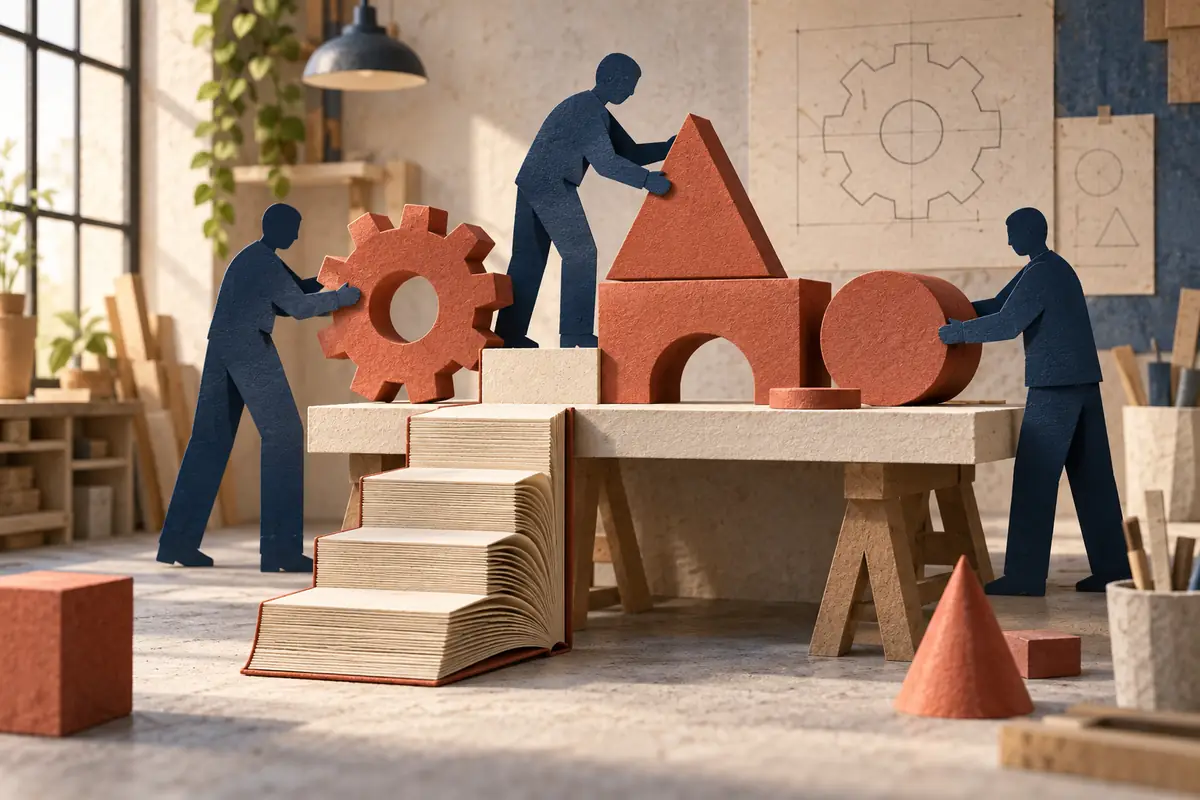 Figure di carta costruiscono insieme competenze in un laboratorio